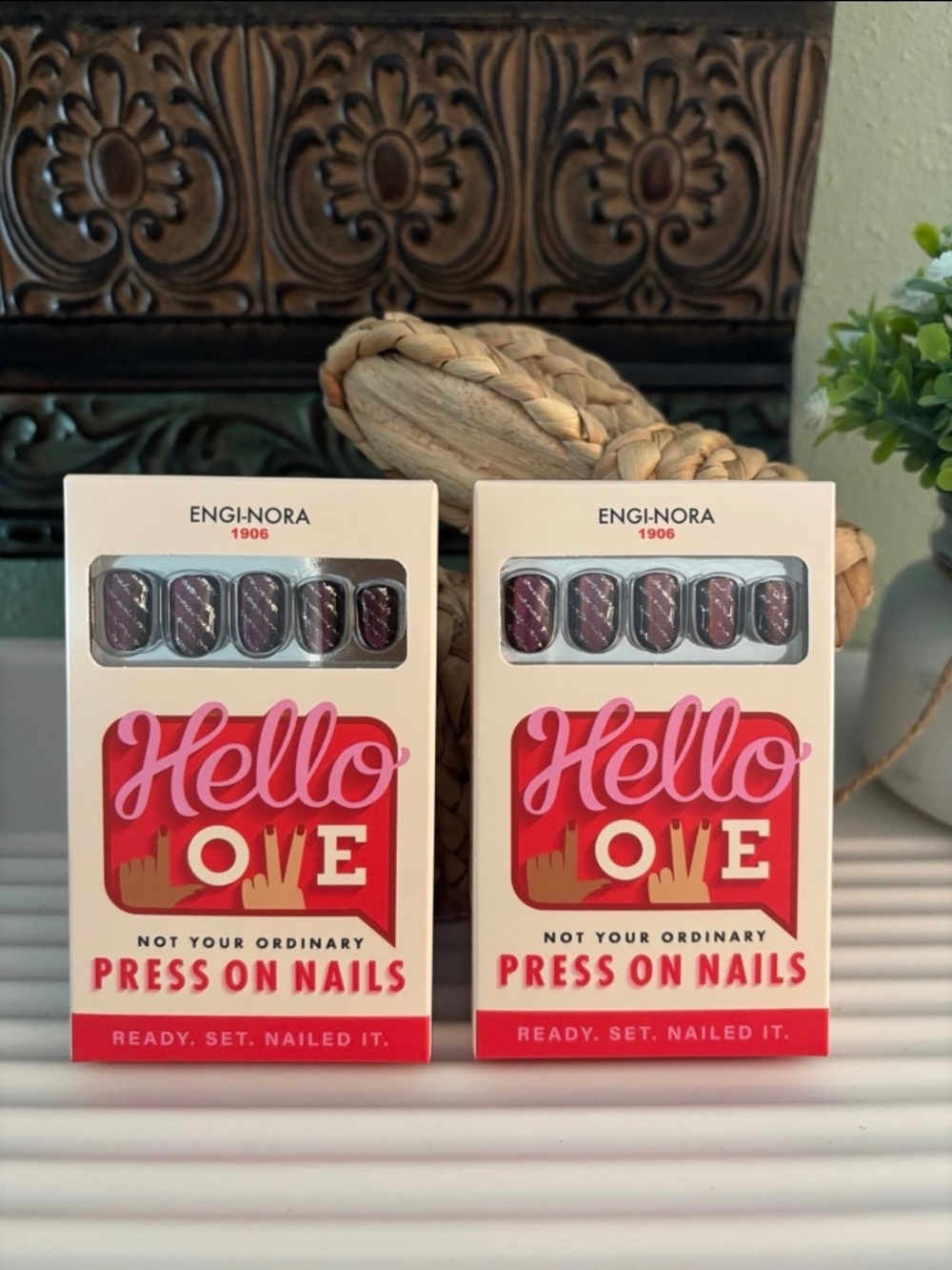 Hello Love “Engi-Nora” Press On Nails- set of 2